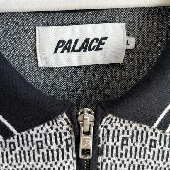 *RARE* Knit polo zip by PALACE - size large - Picture 4 of 4